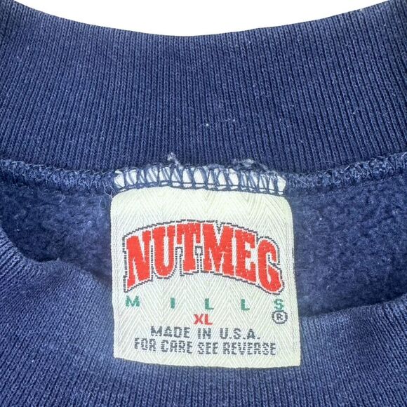 Vintage 90’s Nutmeg Dallas Cowboys Crew Neck Sweatshirt - Size XL - Picture 6 of 8